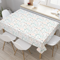 Скатерть прямоугольная JoyArty "Корона на дракончики" из оксфорда, 120x145см