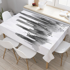 Скатерть прямоугольная JoyArty "Лос-Анджелес в акварели" из оксфорда, 180x145см