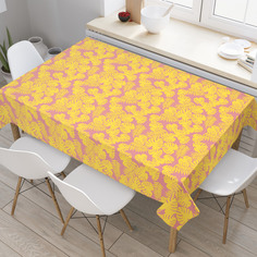 Скатерть прямоугольная JoyArty "Монотонные листья тропиков" из оксфорда, 180x145см