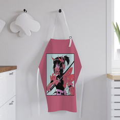 Фартук кухонный JoyArty "Девушка самурай" универсальный размер для женщин и мужчин