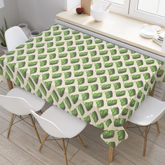 Скатерть JoyArty Танчики 120х145 прямоугольная водоотталкивающая, tcox_422837_120x145