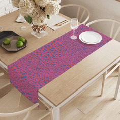 Дорожка на стол JoyArty "Розовый леопард" 40х145 см