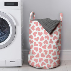 Корзина для белья в ванную, органайзер JoyArty Pink heart 50x35 см