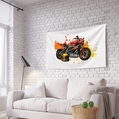 Панно на стену JoyArty Гонки из ткани 150х200 см горизонтальное tpg_422850_150x200