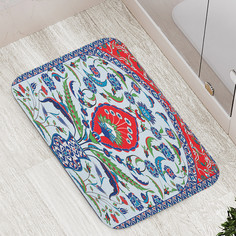 Коврик JoyArty "Орнаментальный цветок в кувшине" для ванной сауны бассейна 77х52 см
