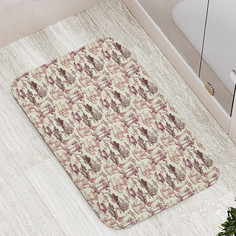 Коврик противоскользящий JoyArty "Кофеварки и кофемолки" для ванной,сауны,бассейна,77х52см