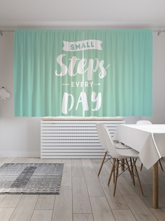 Классические шторы JoyArty "Звездные шаги", серия Oxford DeLux, 2 полотна 145x180 см