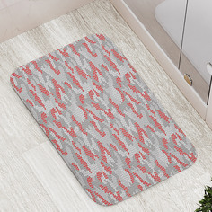 Коврик противоскользящий JoyArty "Звездный камуфляж" для ванной, сауны, бассейна, 77х52 см