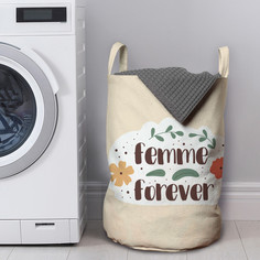 Корзина для белья JoyArty в ванную органайзер Femme forever 50x35 см