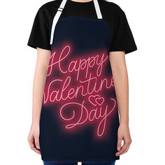 Фартук кухонный JoyArty "Valentines Day" универсальный размер для женщин и мужчин