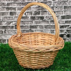 Корзина Sima-land "Ягодное лукошко", №1, дно D 12 см, верх D 20 см, H 12, 25 см, лоза