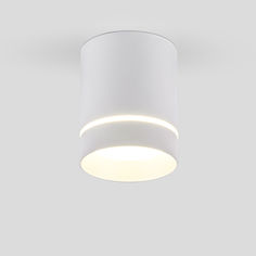 Потолочный накладной LED светильник Elektrostandard Topper DLR021 9W 3000K белый матовый