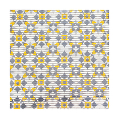Коврик для ванной Вилина Преображение 7089-215PT-yellow-grey, вспененный ПВХ, 0,65 x 15 м