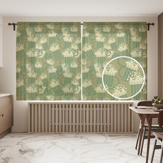 Тюль фототюль короткий JoyArty Изобилие 290x180 на шторной ленте tul_422836_145x180