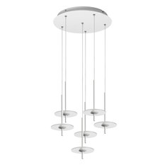 Светильник потолочный светодиодный De Markt люстра каскадная LED Ауксис 722013006