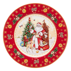 Тарелка обеденная, Дед Мороз, Lefard, 1 шт, 27 см, 85-1719