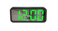 Часы настольные зеркальные LED MIRROR DT-6508/Green