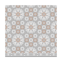 Скатерть Вилина Элегия 004-beige\grey, ПВХ, 135x180 см, бежево-серая