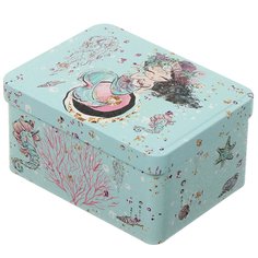 Шкатулка для украшений, металл, 12.3х9.2х6.5 см, Русалка, Y6-6110 Фирма Воронежспецстрой ООО
