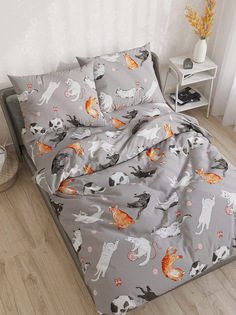 Пододеяльник Кот Коттон Kitties 1,5-сп 145х215 см