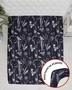 Простыня на резинке, бязь "Всё себе" Лузала