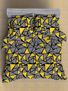 Постельное бельё Amore Mio Мако-сатин Debris Микрофибра 1,5 сп.