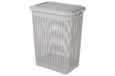 Корзина для белья 50л 420*310*560см (светло-серый) Бытпласт