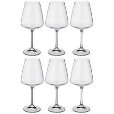 Набор из 6 штук Бокалы для вина Crystal Bohemia Amundsen Ardea 24см 540мл 669-224_