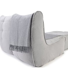 Теплый плед из шерсти мериноса ambient Lounge - Merino Throw - Deep Grey - 130х170 см