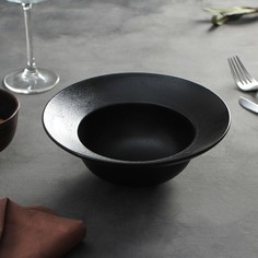 Тарелка для пасты Magistro Carbon, 19,5 см х 19,5 см