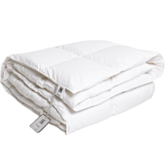 Одеяло пуховое BelPol «ЭКОЛЬ белый полупух» 140х205 теплое БелПоль