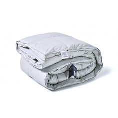 Одеяло пуховое BelPol «SATURN gray» 172х205 серый пух в сатине БелПоль