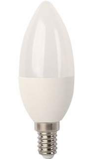 Лампа светодиодная ECOLA, E14, 7W, 6000K, "Свеча", арт. 645401 - (10 шт.) No Brand