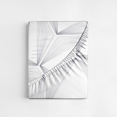 Простыня Ночь Нежна Параллели осн. 70421-1 Поплин ЕВРО 240х220 полоса новая