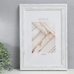 MIRAM Фоторамка пластик "МИРАМ" 20х30 см, 653162-8 (пластиковый экран)