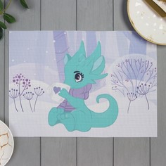 Доляна Салфетка на стол Доляна "Дракончик" 40*29см