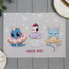 Доляна Салфетка на стол Доляна "Winter days" 40*29см