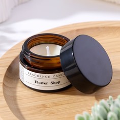 Богатство Аромата Свеча ароматическая в банке "Цветочный магазин Бобби", 12 г