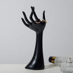 Queen fair Подставка для украшений "Рука" 9,5 х 7 х 24, цвет чёрный