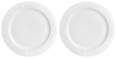 Набор тарелок Белые розы 27,5 см Elan Gallery