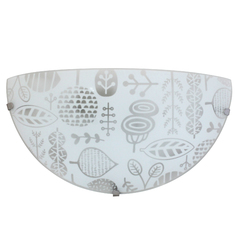 Настенный светильник ЭЛЕТЕХ Лужок 300/2 НББ 21-60 матовый белый