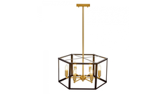Lumina Deco Подвесная люстра Lumina Deco Lorton LDP 1142-6 BK+MD