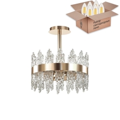 Потолочный светильник Lumion Margot с лампочками 5267/4C+Lamps E14 Свеча