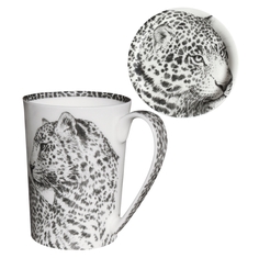 Кружка с крышкой leopard, 450 мл. WILD SPIRIT Taitu