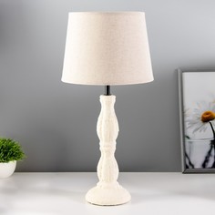 RISALUX Настольная лампа Фокси Е14 40Вт бежевый 22.5х22.5х45см