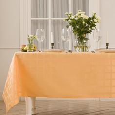 Скатерть Этель Geometry 150*300 +/-3см, цв.бежевый, пл. 192 г/м2, хл с ВГМО