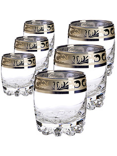 Набор стаканов для виски 305мл стекло 6 шт MS415-01 No Brand