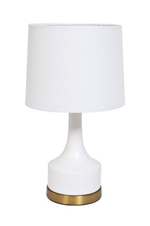 Лампа настольная плафон белый Н.53см 2 Garda Decor 22-88456
