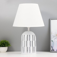 RISALUX Настольная лампа "Трезария" E27 40Вт белый 27х27х42 см