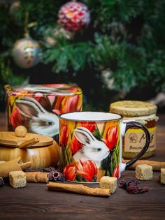 Кружка OLAFF 221-08019 ВЕСНА, кружка 300мл в коробке 54802